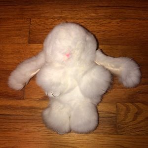 Fluffy Bunny keychain